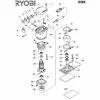 Ryobi S50 Spare Parts List Type: 1000018276